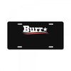 burr License Plate