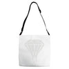 dripping diamond Adjustable Strap Totes