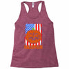 halloween american flag halloween american flag Racerback Tank