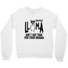 nurse lama Crewneck Sweatshirt
