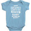 Perfect Freakin Nanny Baby Onesie