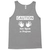 caution! jazz handsfunny jazz dance comic boogie camp trumpet Tank Top