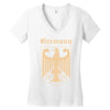 germany deutschland bundesadler berlin Women's V-Neck T-Shirt