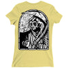 death before decaf Ladies Fitted T-Shirt