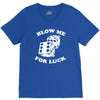 blow me for luck casino V-Neck Tee
