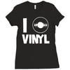 i love vinyl Ladies Fitted T-Shirt