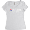 100x or gtfo bitmex edition white logo Women's Triblend Scoop T-shirt
