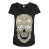 skull plants Maternity Scoop Neck T-shirt