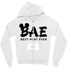 Bae Best Auntie Ever Zipper Hoodie