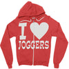 i love jogging Zipper Hoodie