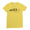 strava evolution Ladies Fitted T-Shirt