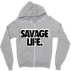 savege life Zipper Hoodie