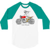 custom motorcycle 3/4 Sleeve Shirt