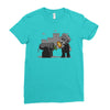 pacifist plumber Ladies Fitted T-Shirt