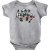 power war boys Baby Onesie