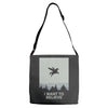 i want to believe 2 Adjustable Strap Totes
