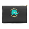 an elephant never cares Accessory Pouches