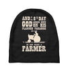the 8th day god made farmers Baby Beanies