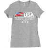 usa world cup champions Ladies Fitted T-Shirt