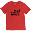huge pen V-Neck Tee