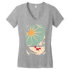 fox roaming around ii Women's V-Neck T-Shirt