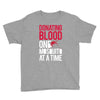donating blood one mosquito funny Youth Tee
