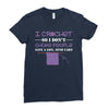 i crochet so i don't choke people save a life, send yarn Ladies Fitted T-Shirt