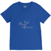 miss scissors rhinestone V-Neck Tee