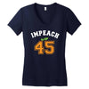Impeach 45 Women's V-Neck T-Shirt