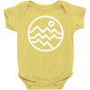 mountain bold (for dark) Baby Bodysuit