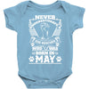 Never Underestimate Dog Rescuer Who Was Born May Baby Onesie