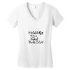 #IMWITHKAP (f129) Women's V-Neck T-Shirt