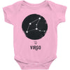 Virgo Zodiac Sign Minimal Design Baby Bodysuit