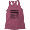 black king nutrition facts Racerback Tank