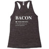 Bacon Noun Racerback Tank