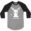 too early (black) 3/4 Sleeve Shirt