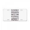 cleverly disguised License Plate
