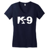 k 9 Women's V-Neck T-Shirt