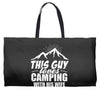 Camper Couple Man White Weekender Totes