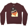 pug in a crew Crewneck Sweatshirt