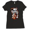 maneki trooper Ladies Fitted T-Shirt