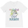 unicorns are born in march cute unicorn V-Neck Tee