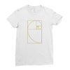 golden spiral Ladies Fitted T-Shirt