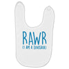 rawr (i'm a dinosaur) Baby Bibs