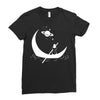 On The Moon Ladies Fitted T-Shirt