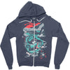 positive thinking Zipper Hoodie
