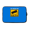 as seen on cctv chav rude,funny,cool,modern,fun Laptop sleeve
