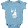 skeleton hand Baby Onesie