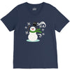 windy snowman V-Neck Tee
