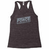 the force is strong with this one Racerback Tank